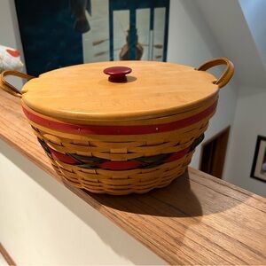 Longaberger 1999 Holiday Hostess Christmas Basket